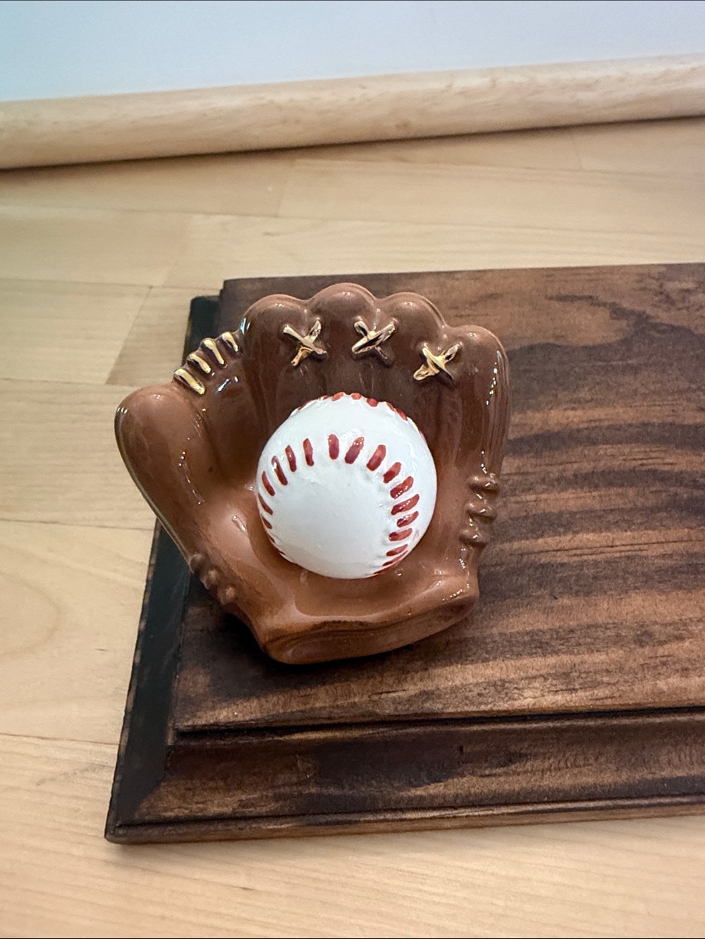 Nora Fleming "Catch Some Fun" baseball mitt mini